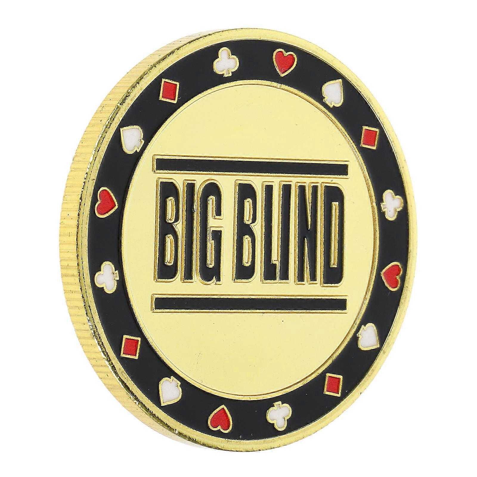 Dealer Chip Metal Button Night Math Learning Tool Round 1Pack