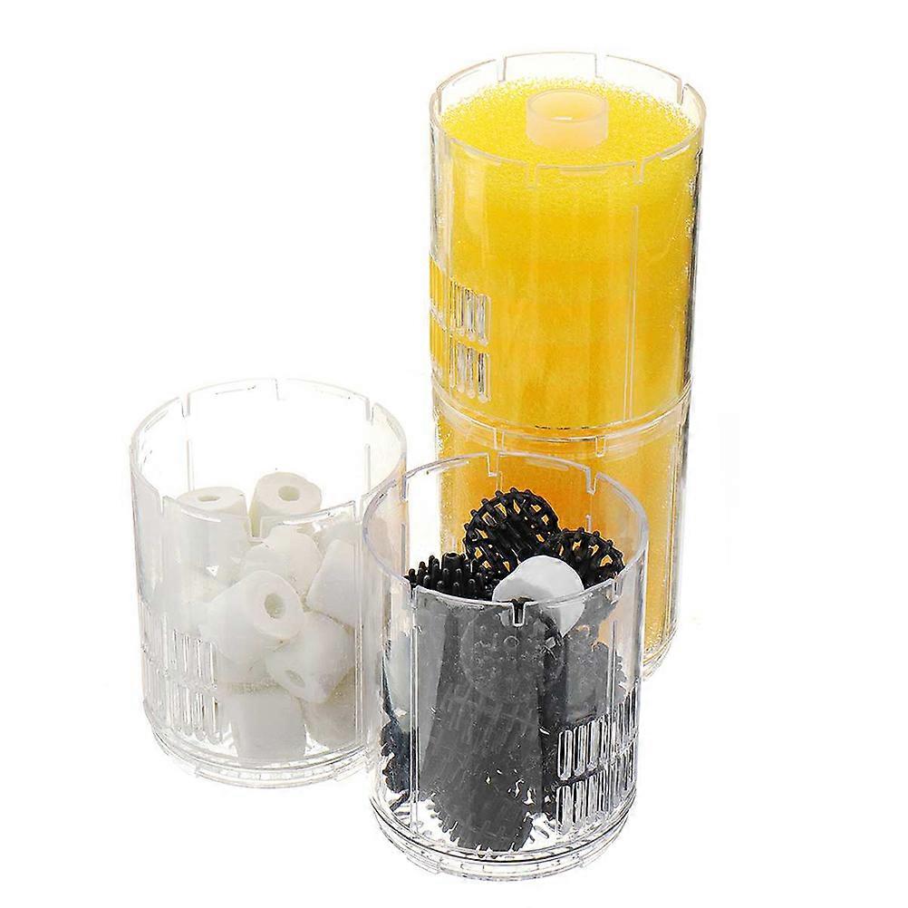 Shrimp Filter Internal Air Driven Bio Filter for Marine Aquariums Transparent Low Power Consumption 1Pcs