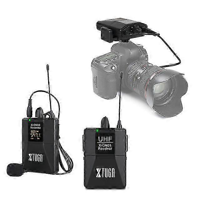 2025 XTUGA X-CM01 UHF Wireless Lavalier Microphone