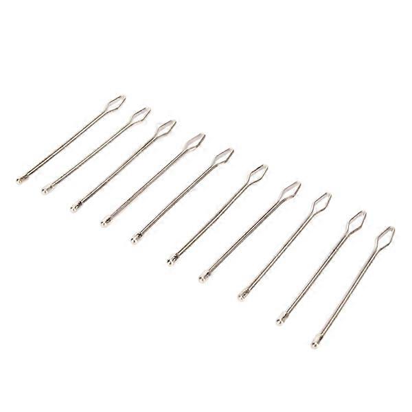 30pcs drawstring needle threader easy pull rust protection Elastic tree tool for elastic tree yarn
