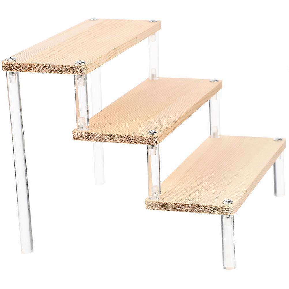 Dessert Holder Household Figures Stand Ladder Shaped Jewelry Display For Home Use 30X20X16CM 1Set