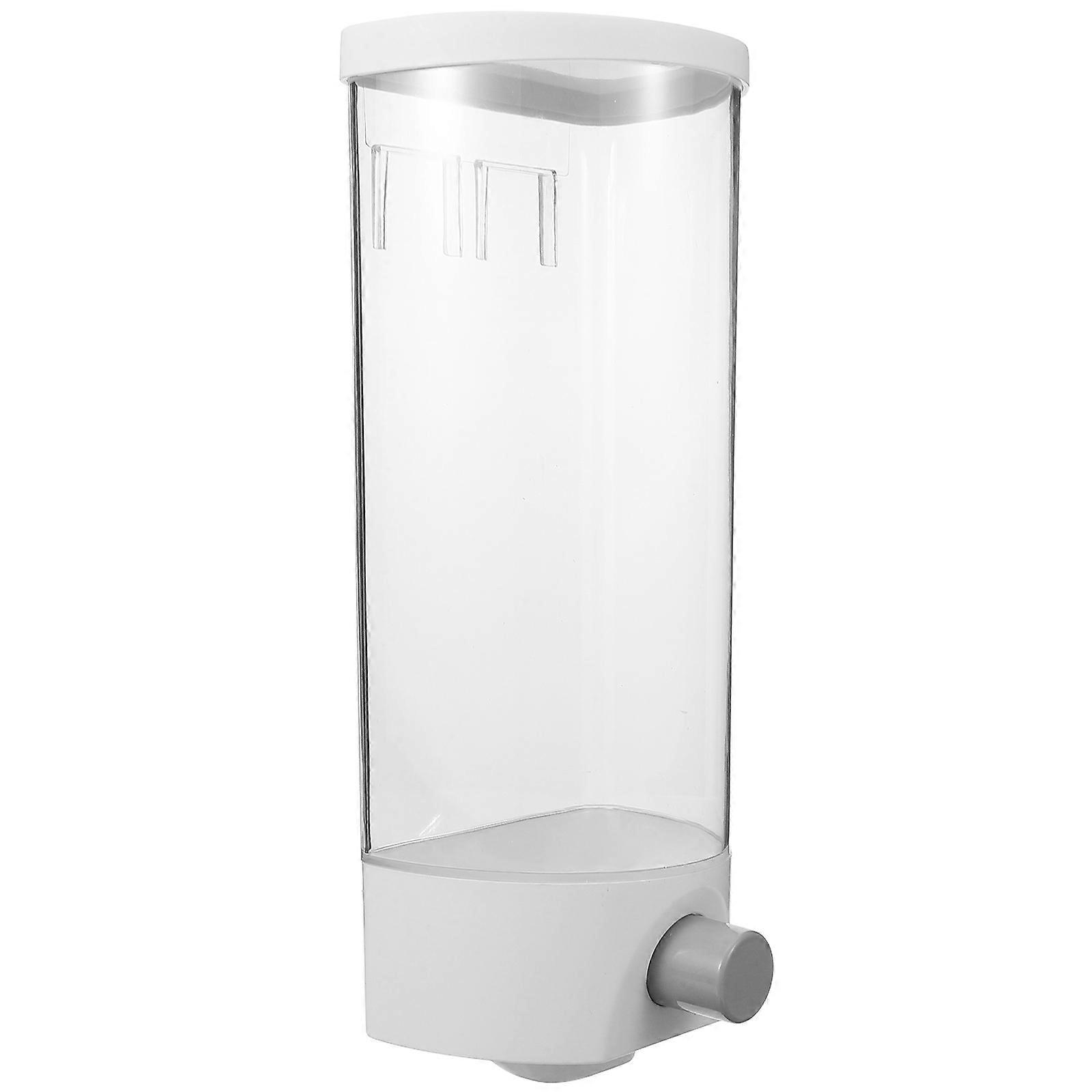 Laundry Beads Case Wall Mountable Storage Box for Laundry Beads White Color Space-saving Design 1Pack