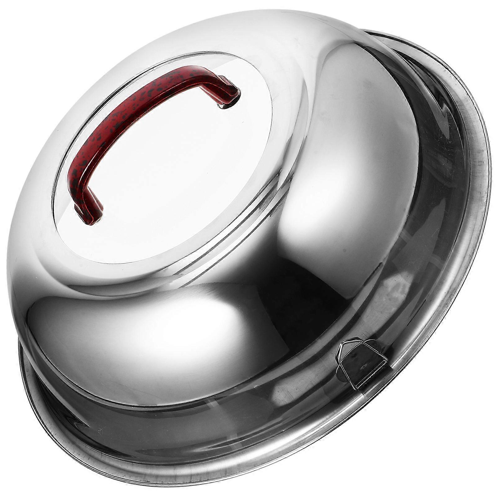 Metal Round Lid For Kitchenware Designed As A Pot Cover And Suitable For Cooking With Water Bucket Cover Function In 1Set