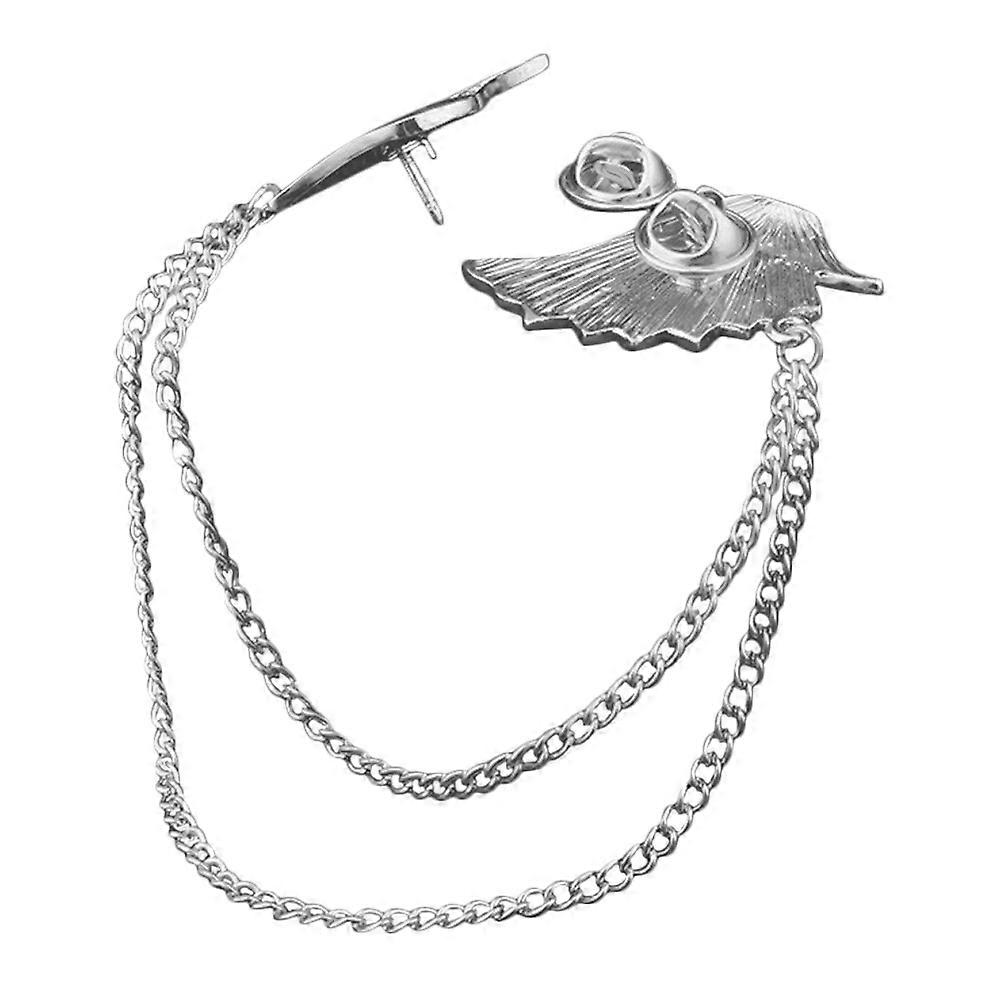 Brooch Pin for Shirt Decoration Durable Alloy Silver Color Comfortable to Wear