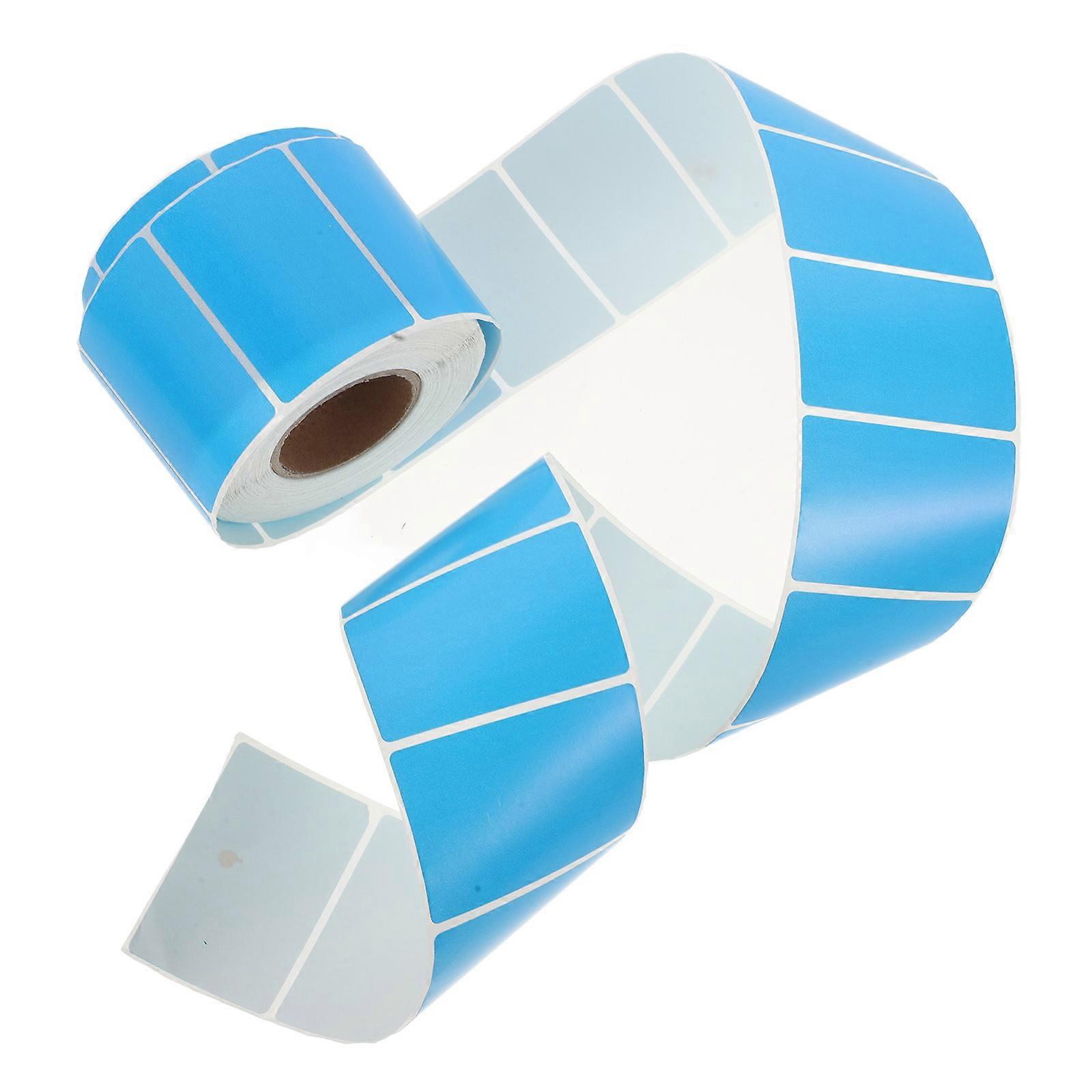 Étiquettes à transfert thermique colorées, autocollants vierges autocollants, étiquettes inscriptibles antifriction résistantes à l’huile pour le bureau, la cuisine, le magasin de thé au lait