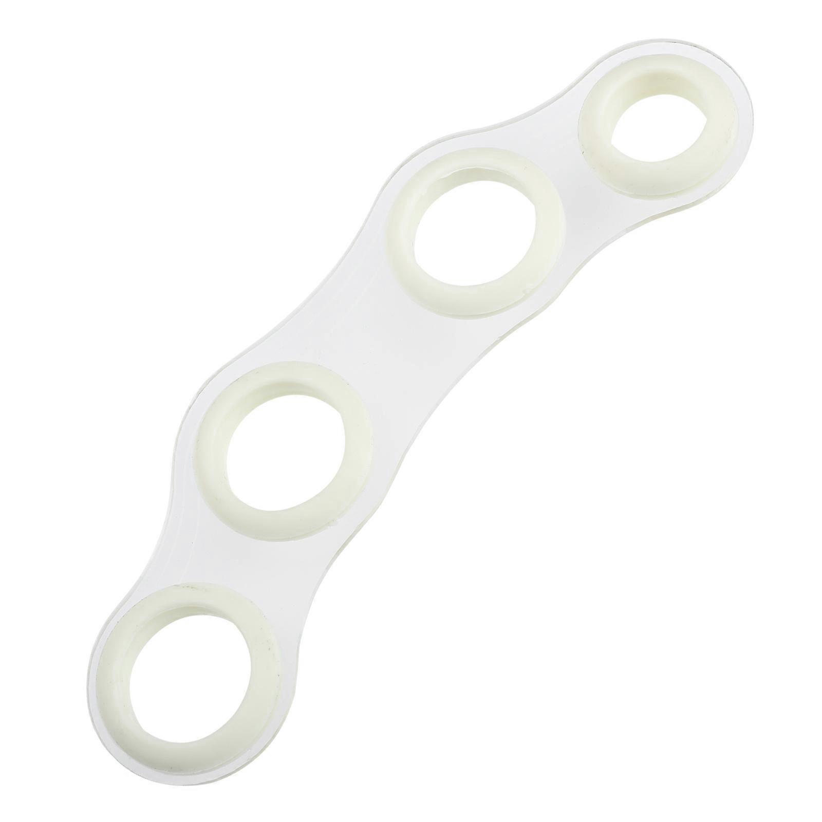 Finger Expansion Trainer For Musical Instrument Practitioners With Simple Design And White Color In 1Pack