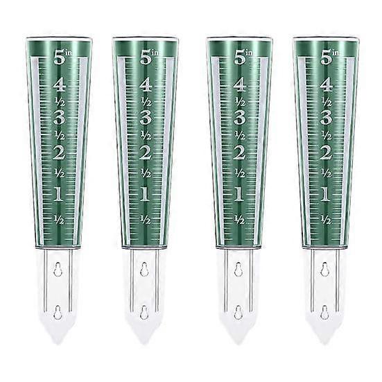 5-Inch Capacity Rain Gauge Easy to Read Rain Gauge Precipitation Monitor with Magnifying Scale And Numbers for Garden Yard Field Lawn