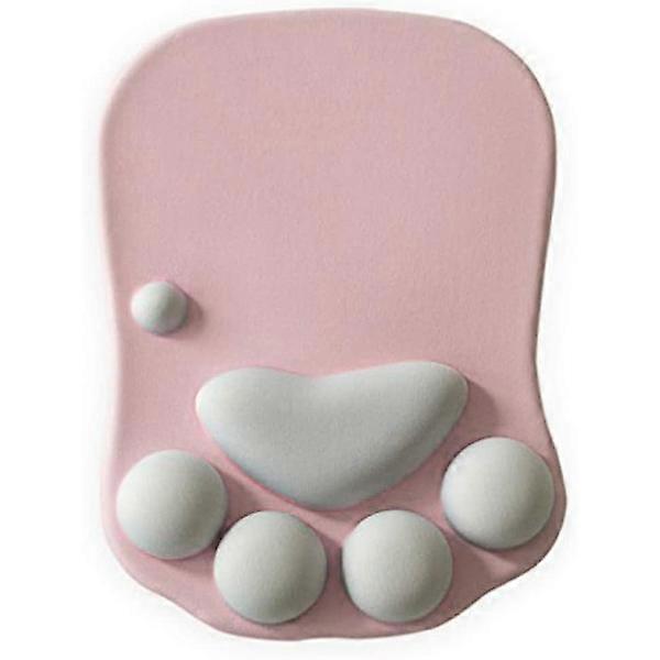 Cat Paw Mouse Pad with Wrist Support, Soft Gel Wrist Rest, Cute Design - Cushioning and Comfortable Mouse Pad