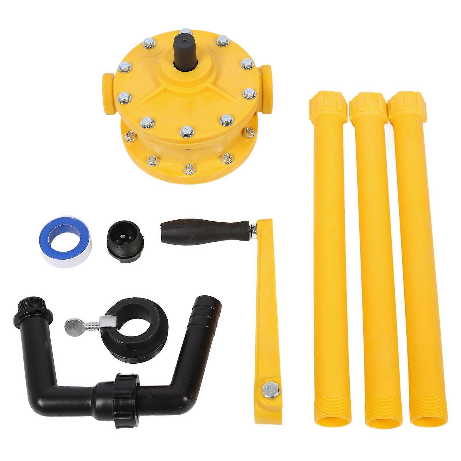 Hand pump Efficient manual oil transfer pump for 5 to 55 gallons portable lightweight