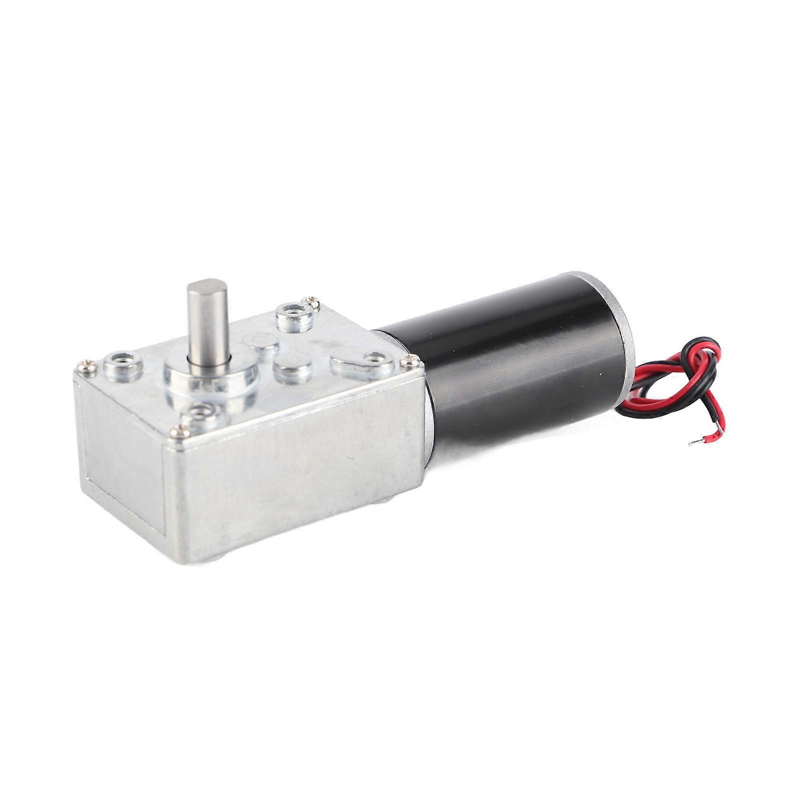 DC24V Self Locking Worm Gear Motor Reversible Single Shaft Speed Reduction Motor 5840 31ZY
