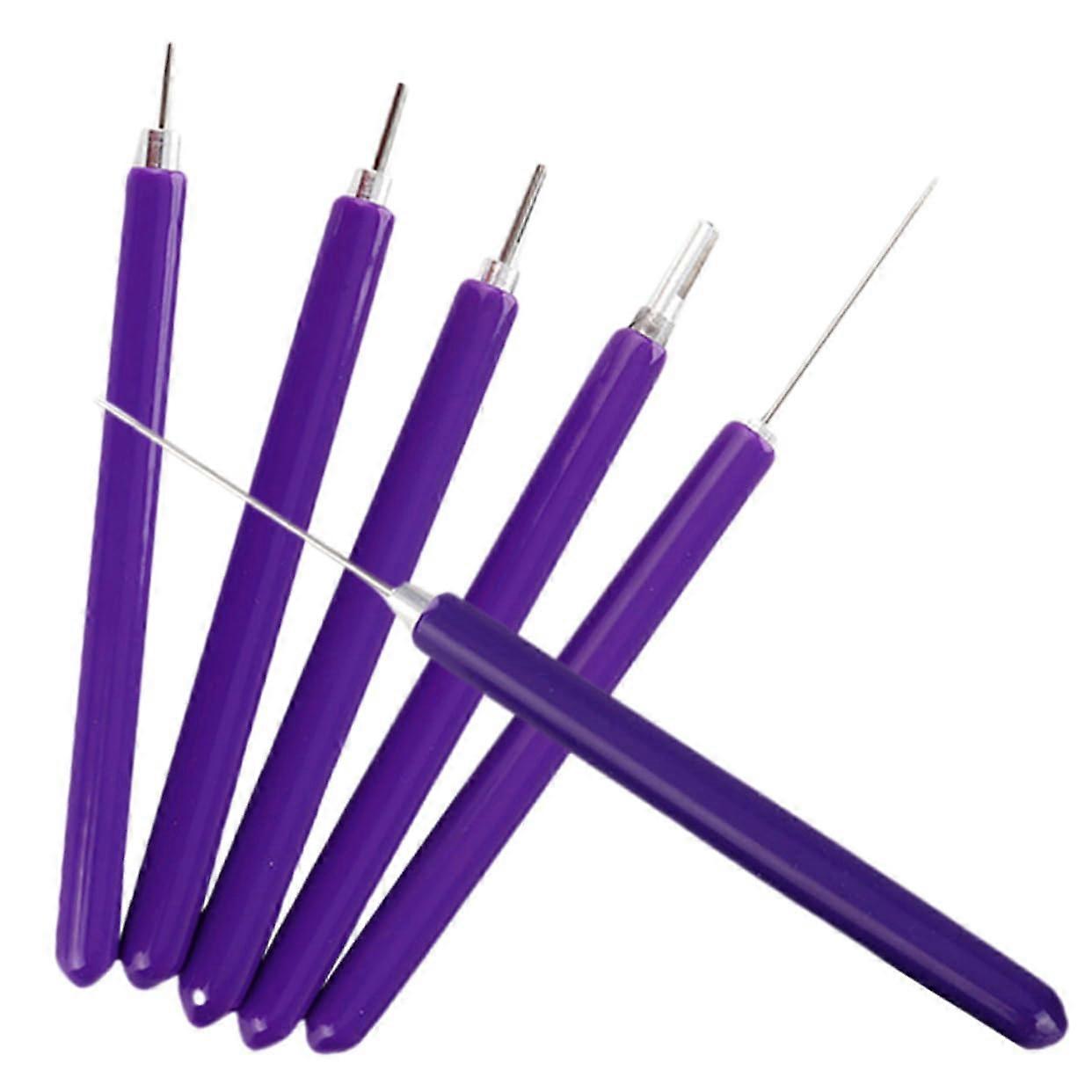 1 Set Paper Quilling Pens Ergonomic Slotted Needle DIY Quilling Tool For Arts And Crafts Scrapbooking And Decoration