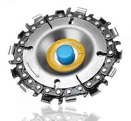 Angle grinding disc with chainsaw chain (Ø 16 x 100 mm)