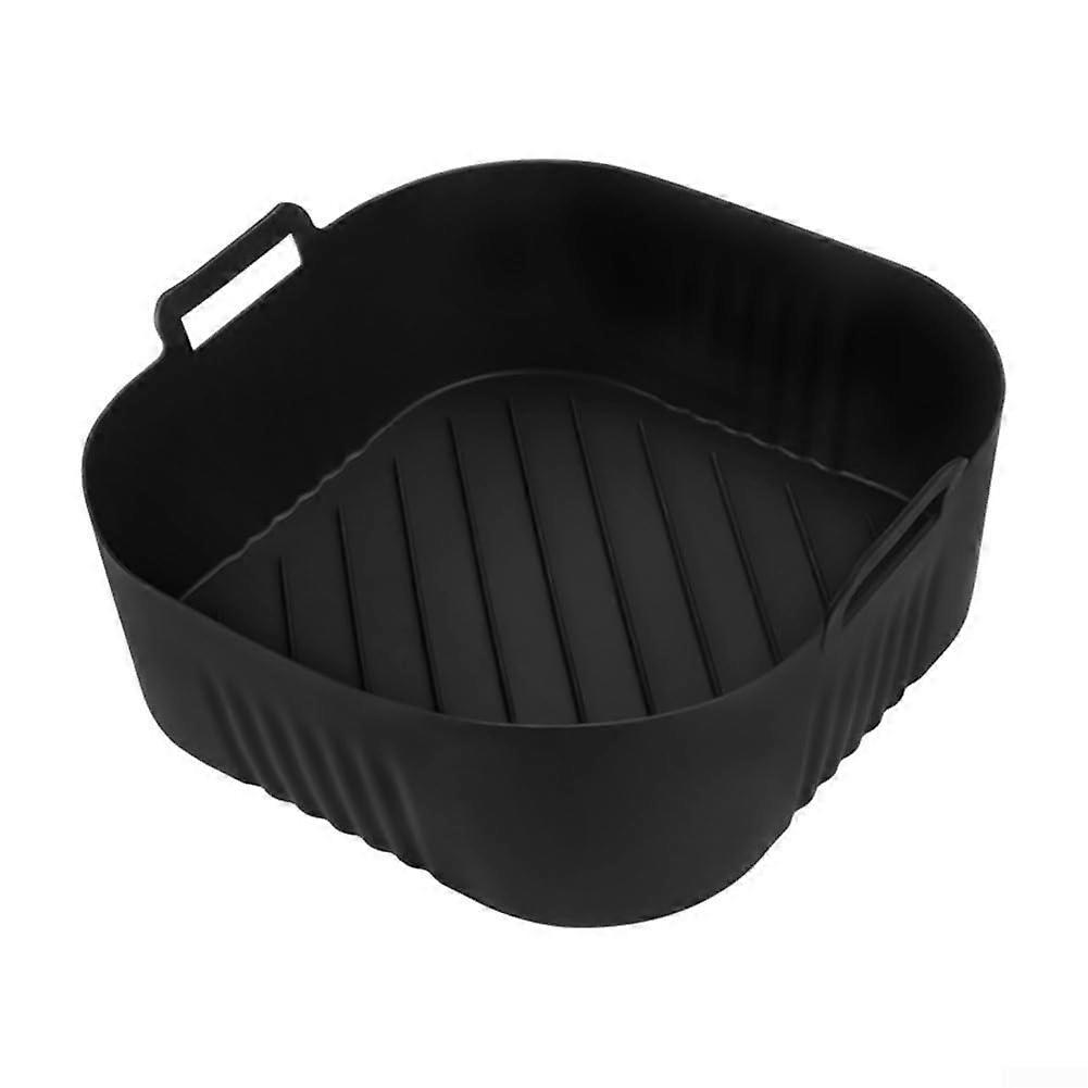 Air Fryer Accessories Silicone Baking Tray for NA230 and COSORI 6.2L Models, Perfect Fit for Air Frying and Baking, Black