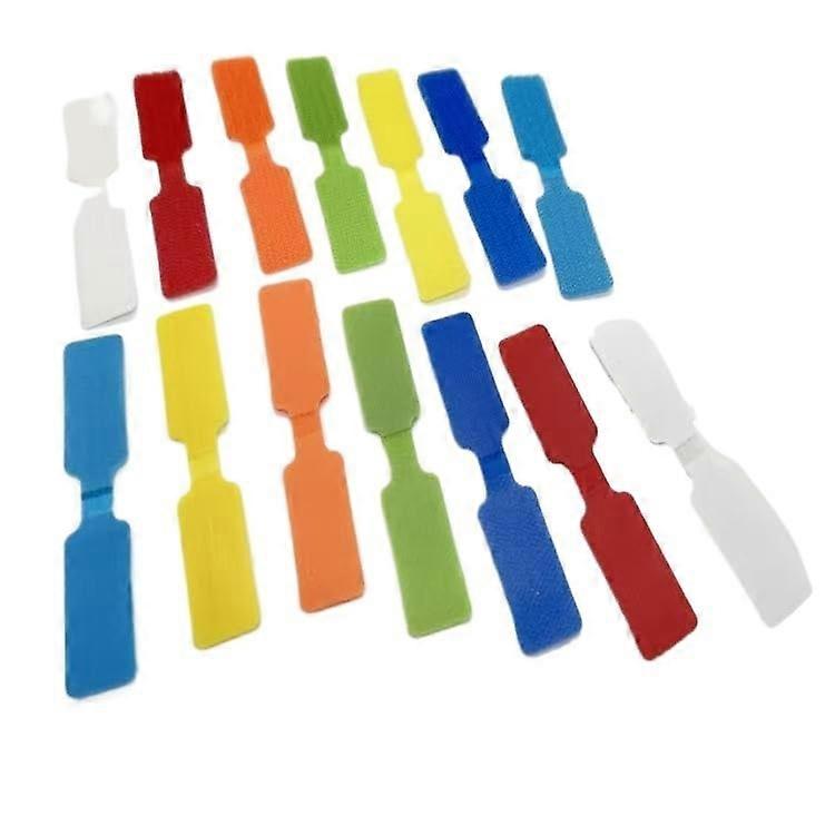 Cable Numbering Labels - 20 Pack Colorful Waterproof Self-Adhesive Wire Marking Stickers for Electrical and Network Use