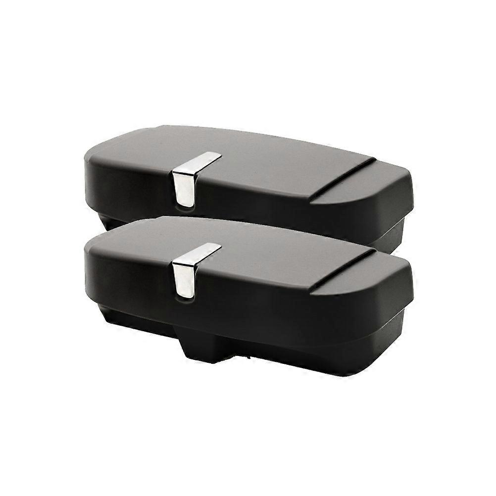 Sunglass Holder Car For Eyeglass Storage Box Simple Style Black Color 2Pcs