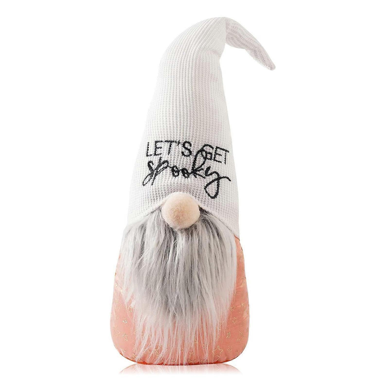 Dwarf Doll Ornament 53cm High Dwarf Figure Decoration For Mantels Window Display Festival Home Decoration Accessory  White