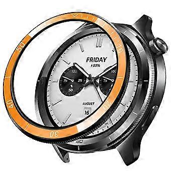 Für Xiaomi Watch S4/S3 Dual Color Scale Design PC Lünette Smartwatch Schutzring