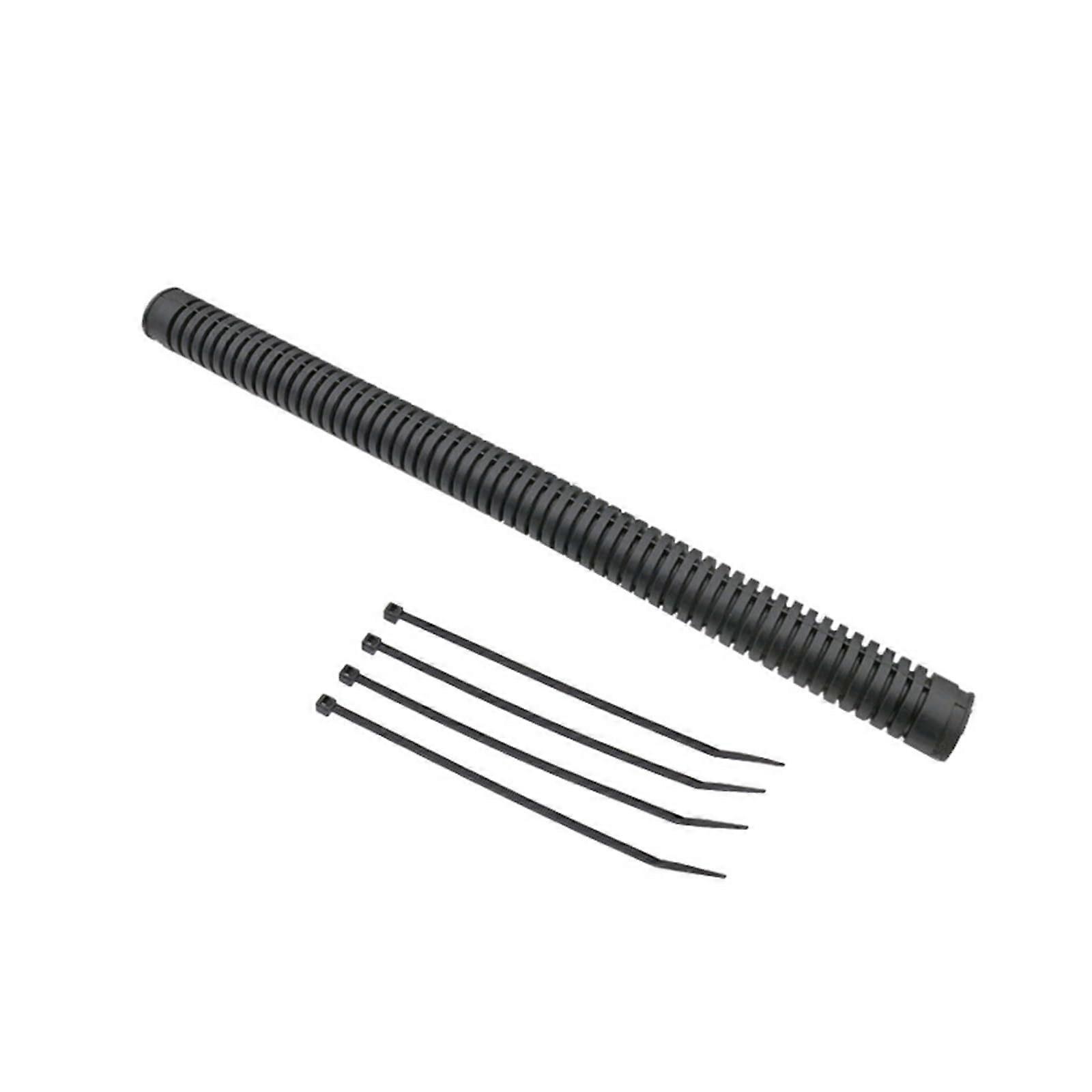 Durability Corrugated Inflator Hose 10ft Flexible Rubber Diving Hose for Efficient Airway Adjustment and Compatibility