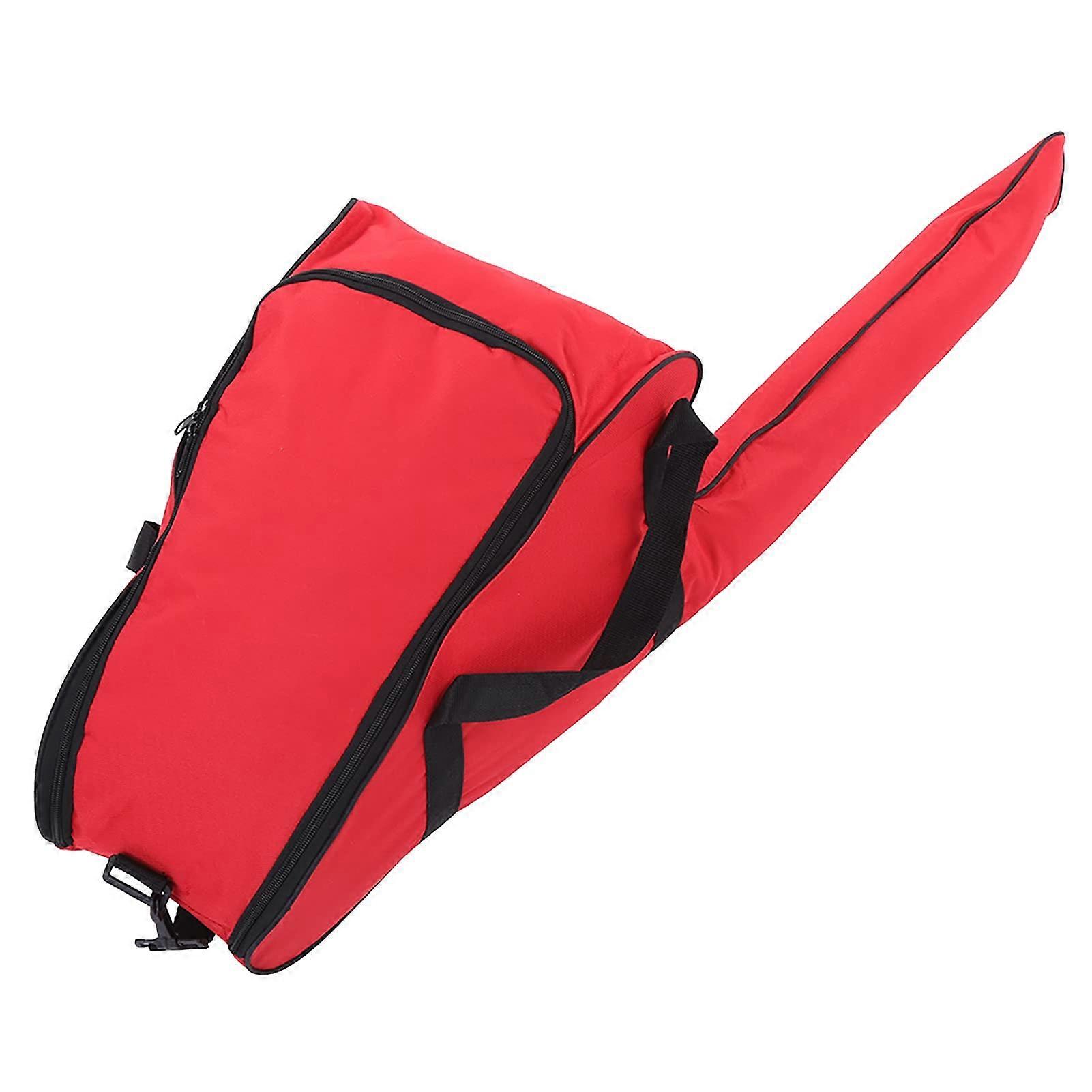 Saw a Protective Box, Long Service for Forestry for Grinding Sawing Bags (Red)