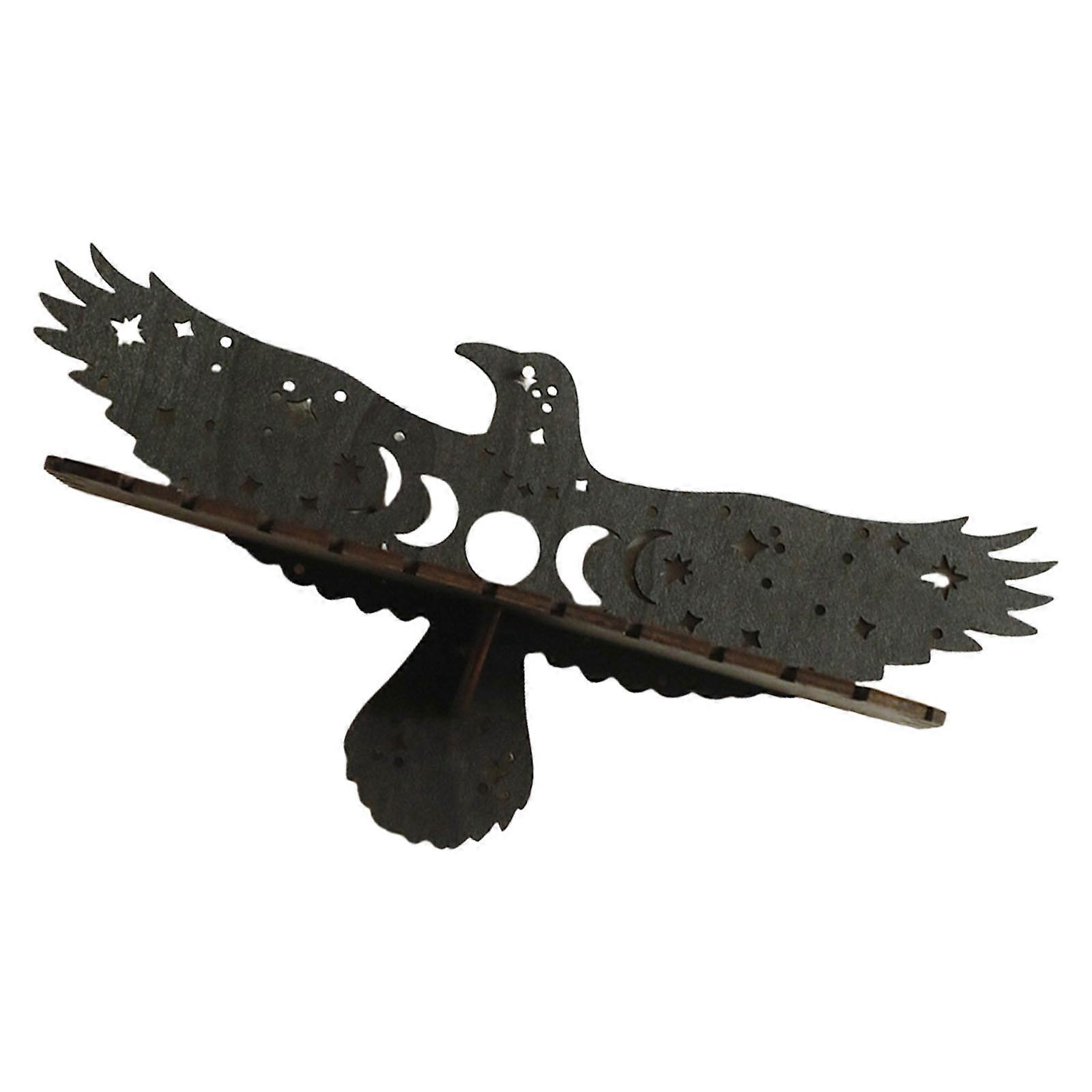 Hawks Shaped Wall Shelf Wall Mounted Floating Shelf for Plant Figurines Display Wall Wood Storage Shelves Wall Decors Multicolor