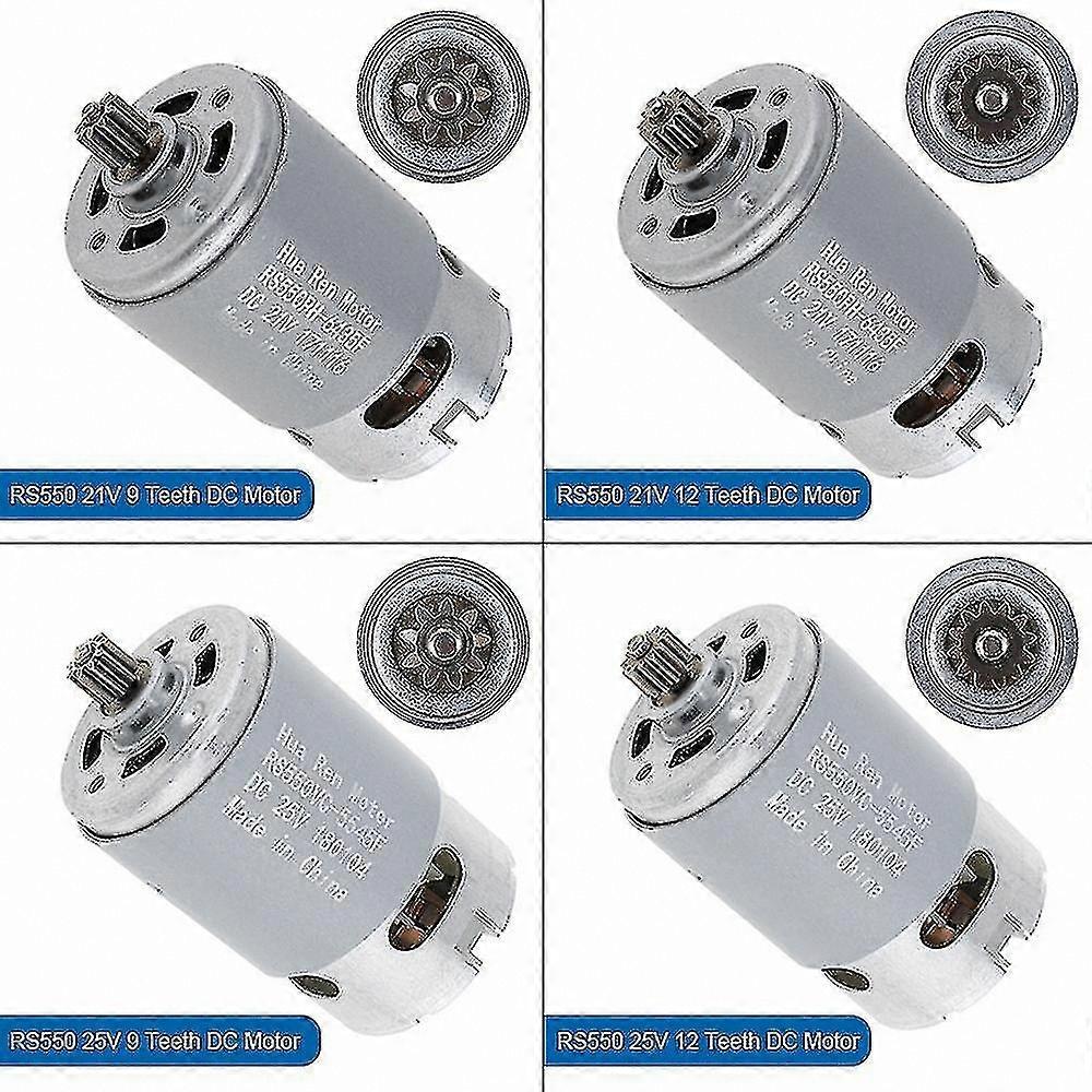 High-Performance DC Motor with Dual Speeds and 11 Teeth for Electric Drill/Screwdriver Applications