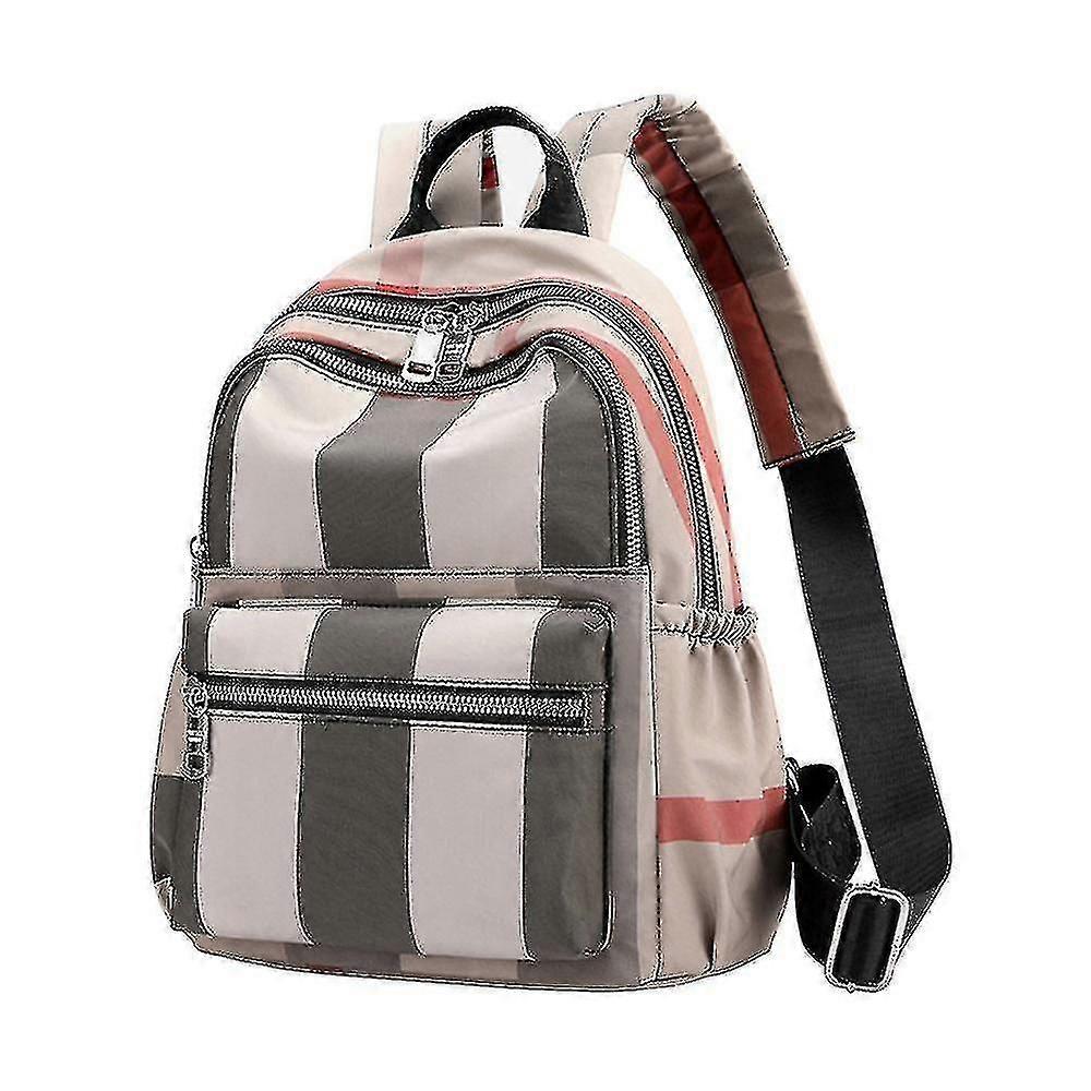 Women's Nylon Checked Backpacks