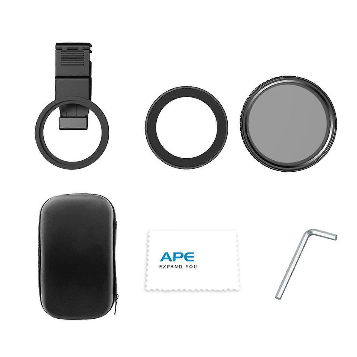 67mm CPL Filter Phone Clip on with Threaded Adapter Ring Cold Shoe
