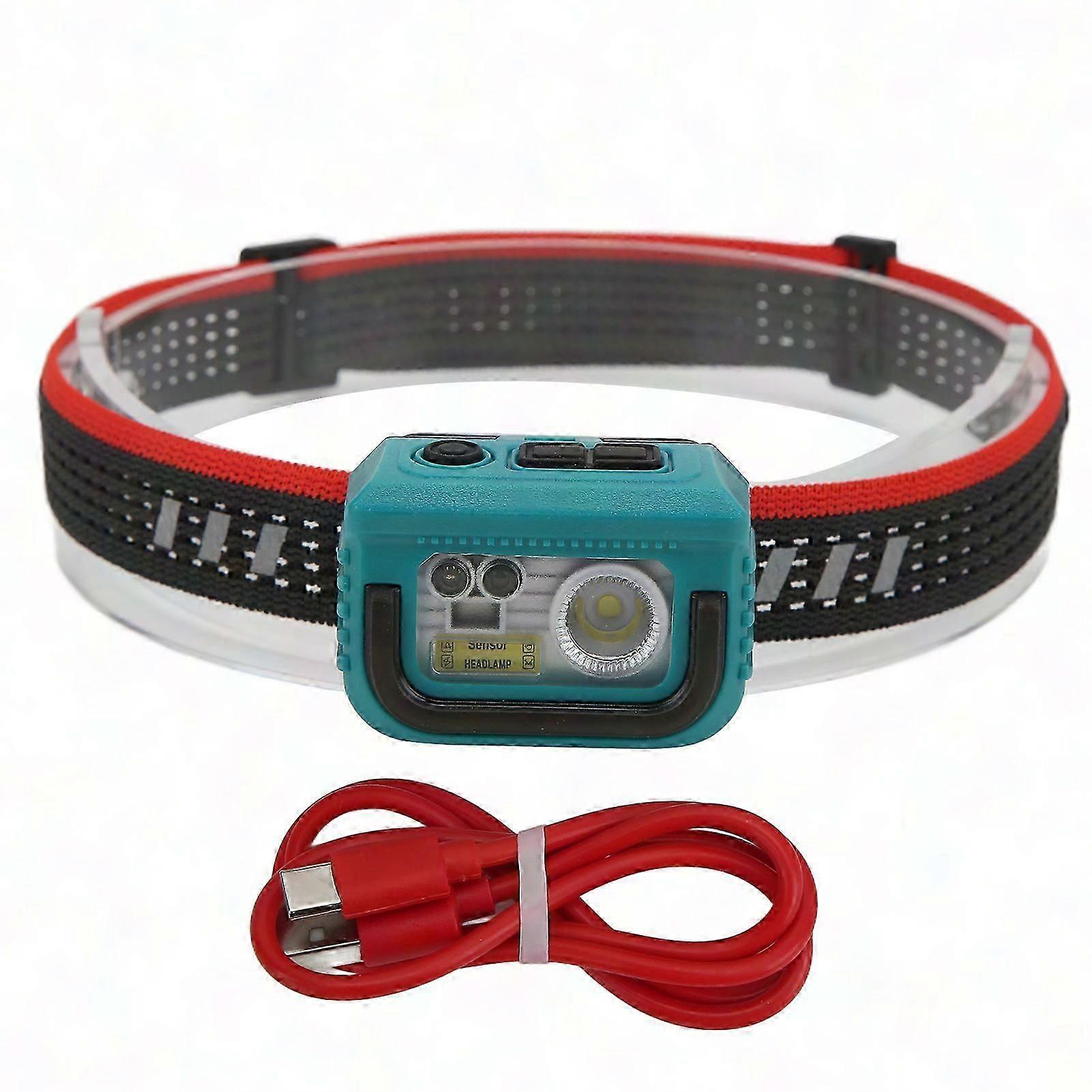 IPX6 Waterproof XPG LED Headlamp, Motion Sensor Rechargeable Headlight for Outdoor Camping