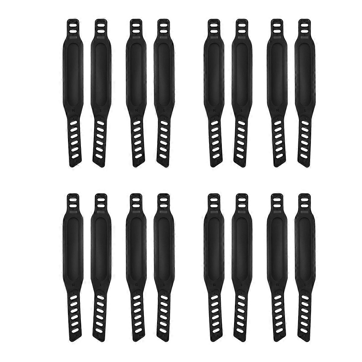 8 Pairs Bike Pedal Straps Adjustable Length Universal Pedal Straps for Exercise Cycle Home or Gym