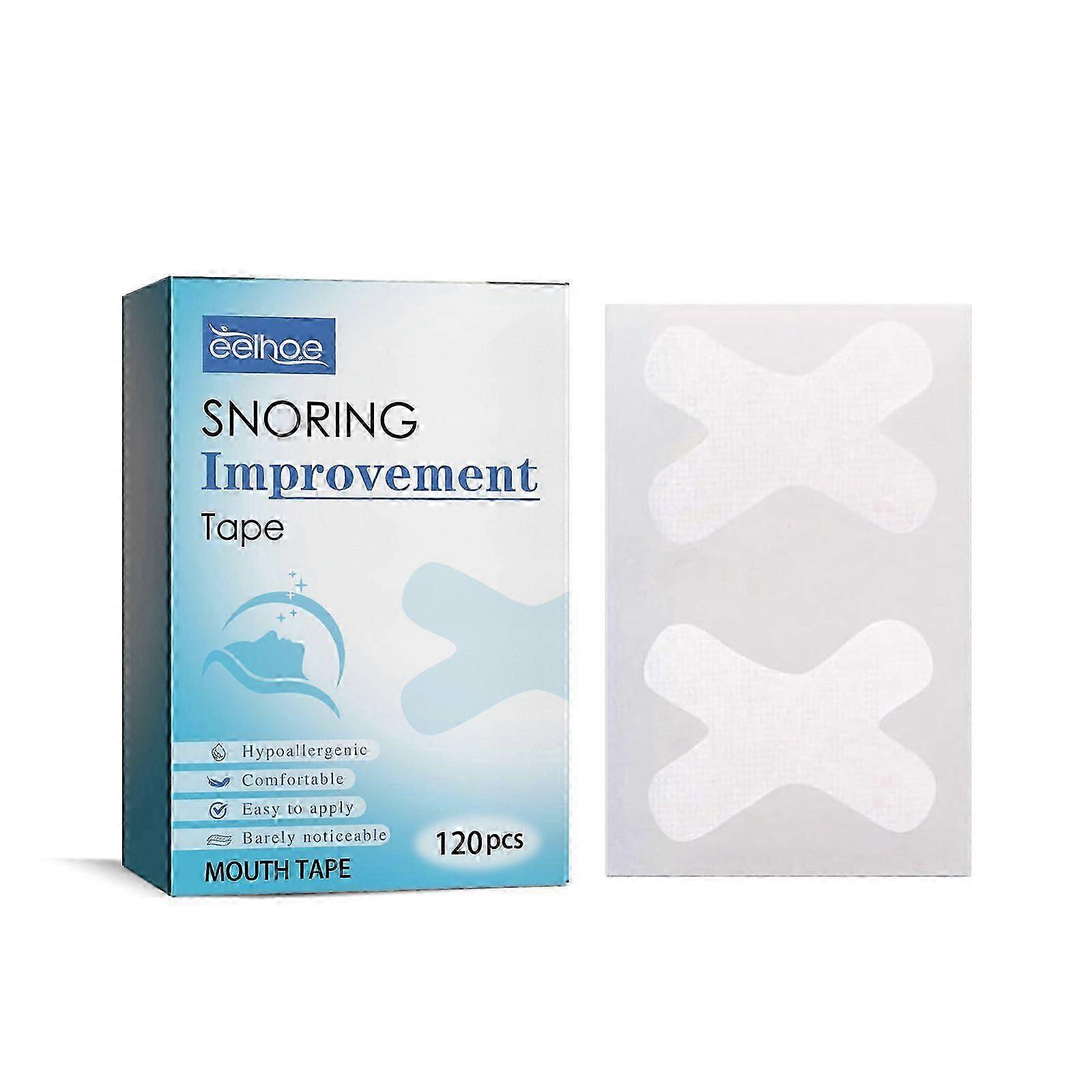 Anti-Snoring Mouth Tape - Breathable Seal for Better Sleep, 120 Pcs
