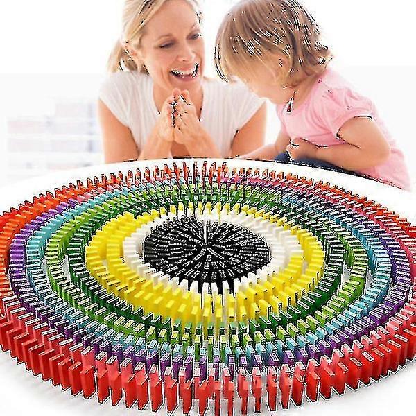 120 Building Blocks in Pine Color, Standard Domino Toys