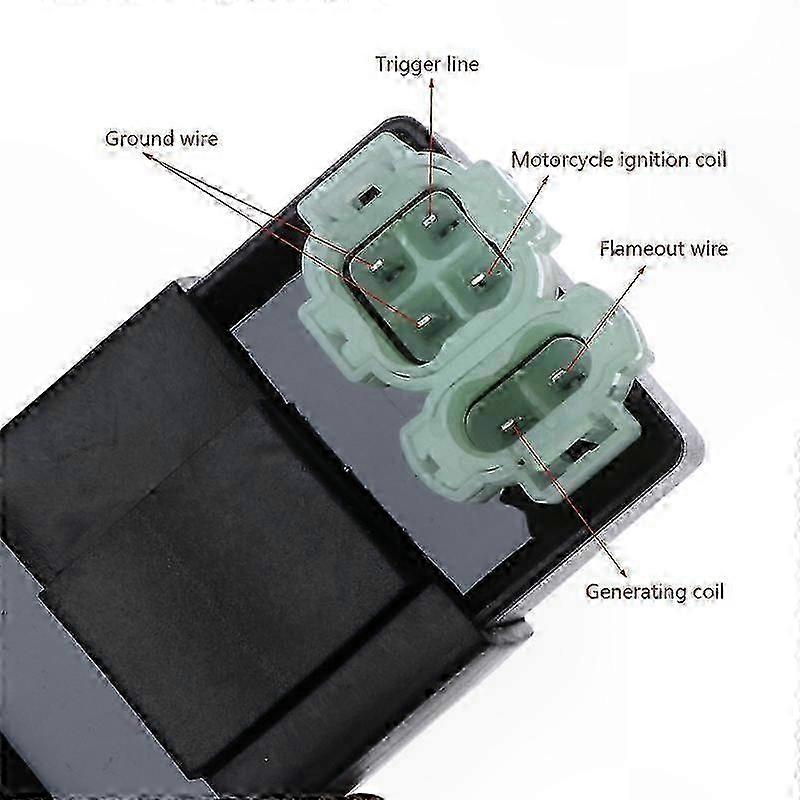 6-Pin CDI Ignition Module for 50cc-150cc ATVs Pit Bikes Motorcycles R2LC-Compatible Engine Component