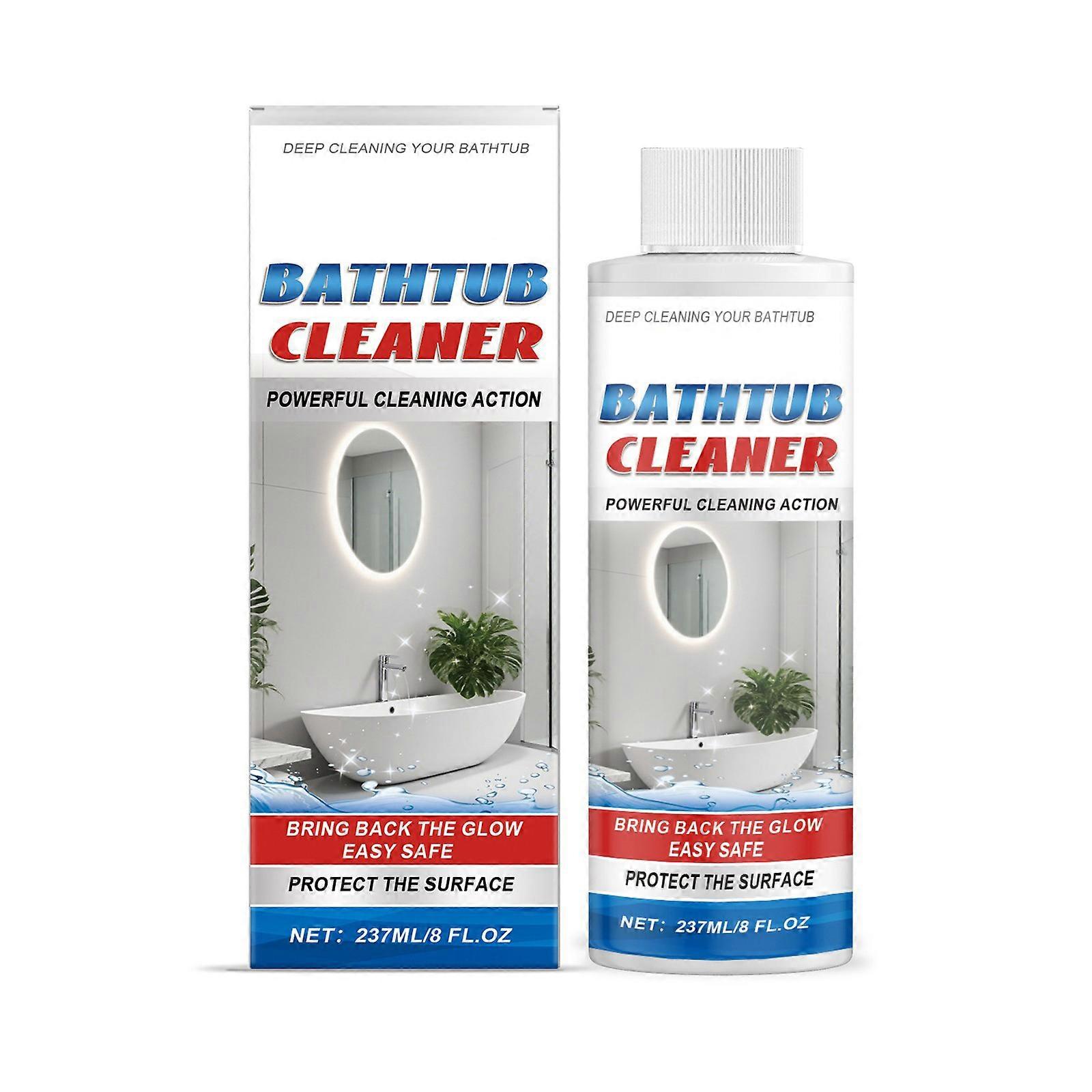 Bathroom Cleaner -(237ml) Powerful Limescale & Stain Remover for Tiles, Bathtubs, and Sinks- Safe, None Corrosive recipe for Home Use - Essential