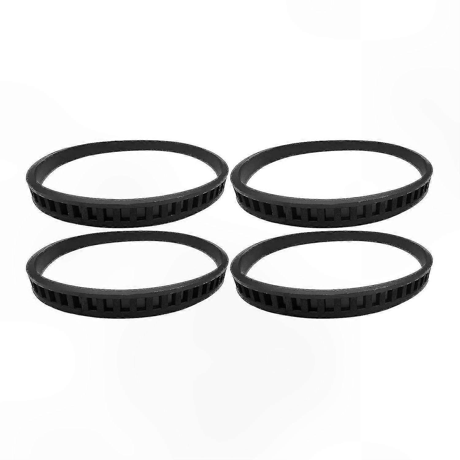 4-Pack Rubber Bandsaw Tires, Fits Multiple Band Saw Models, Durable Replacement Parts for Workshop Use