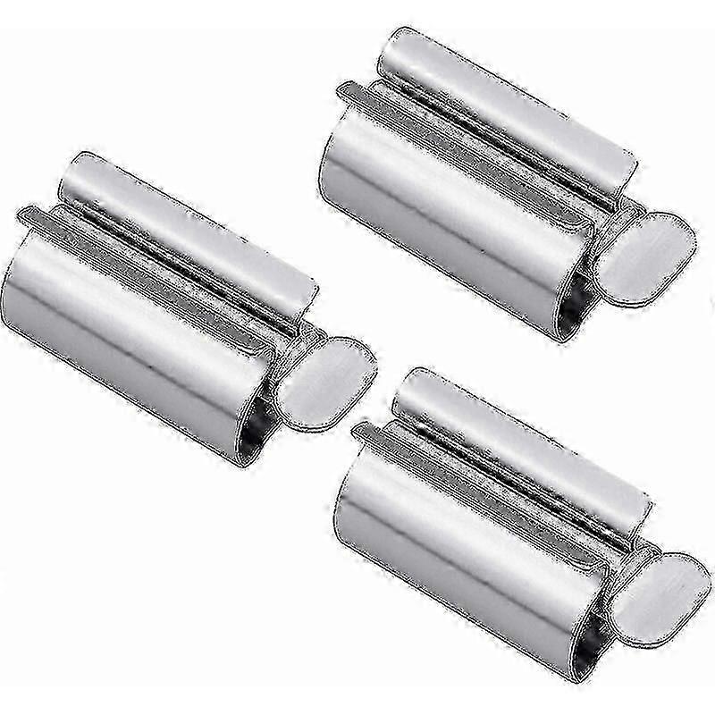 Set Of 3 Tube Squeezer Toothpaste Squeezer Toothpaste Seat Holder Rotating Holder Toothpaste - XINGX