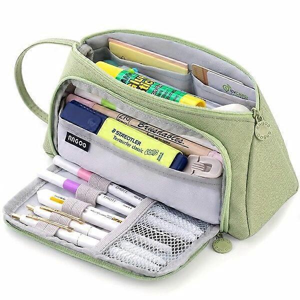 Oxford cloth pencil case with multiple partitions for convenient daily use