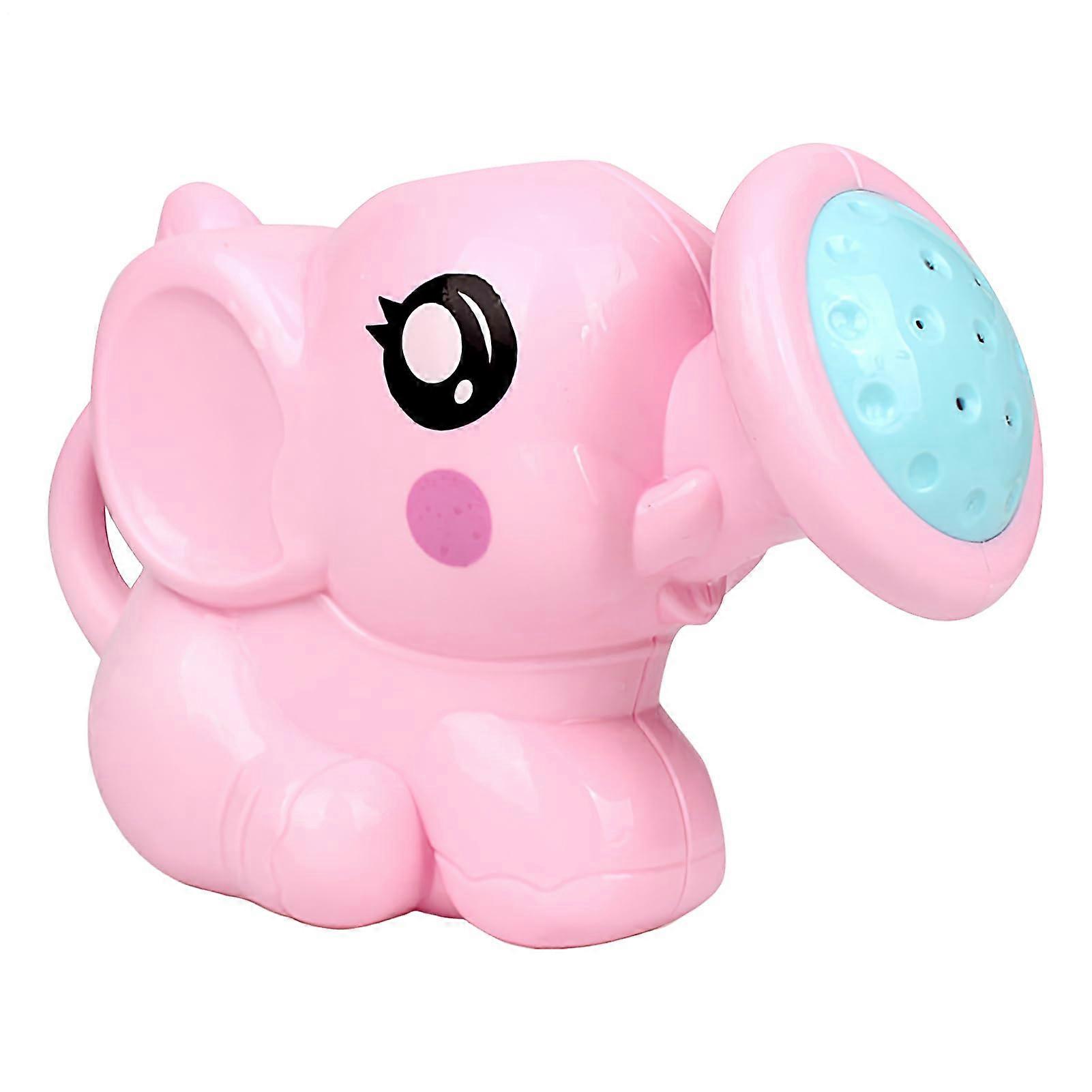 Cute Watering Can for Gardening | Elephant Design Watering Pot | Interactive Bath Toy for Plants, Yard, and Balcony | Pink