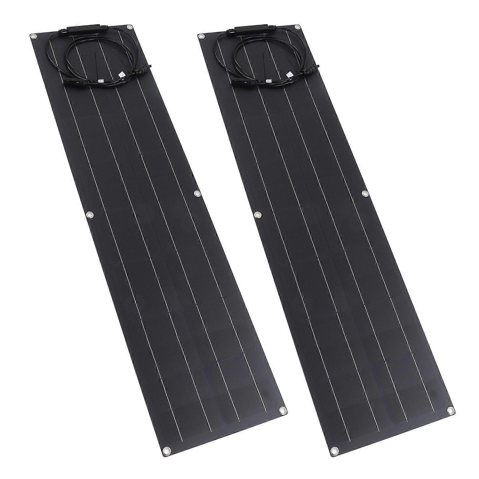 Portable 2-Panel Solar Kit with Charge Controller for RV & Outdoor