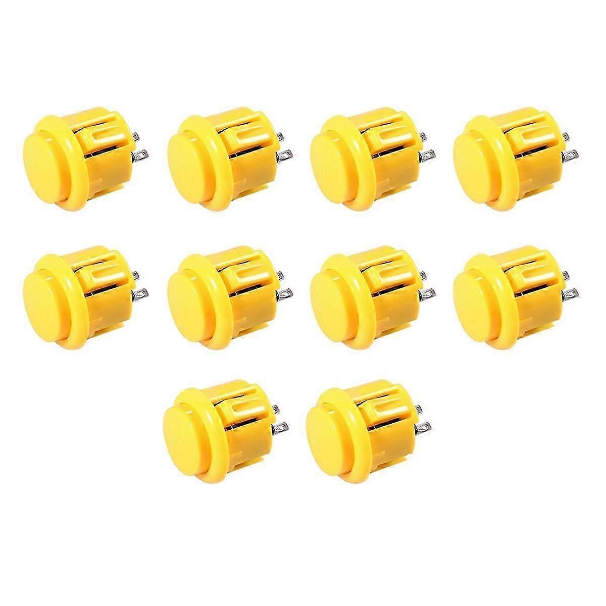 Responsive arcade buttons 24mm 10 pcs gaming set