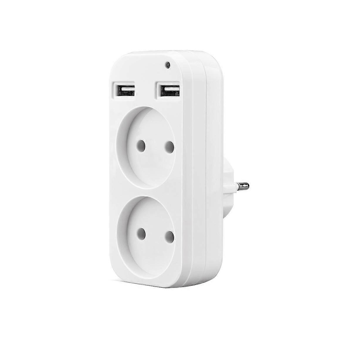 Wall USB Plug Adapter Double Socket Outlet for Phone Charge Double USB Port 5V 2A USB Electrique Ou
