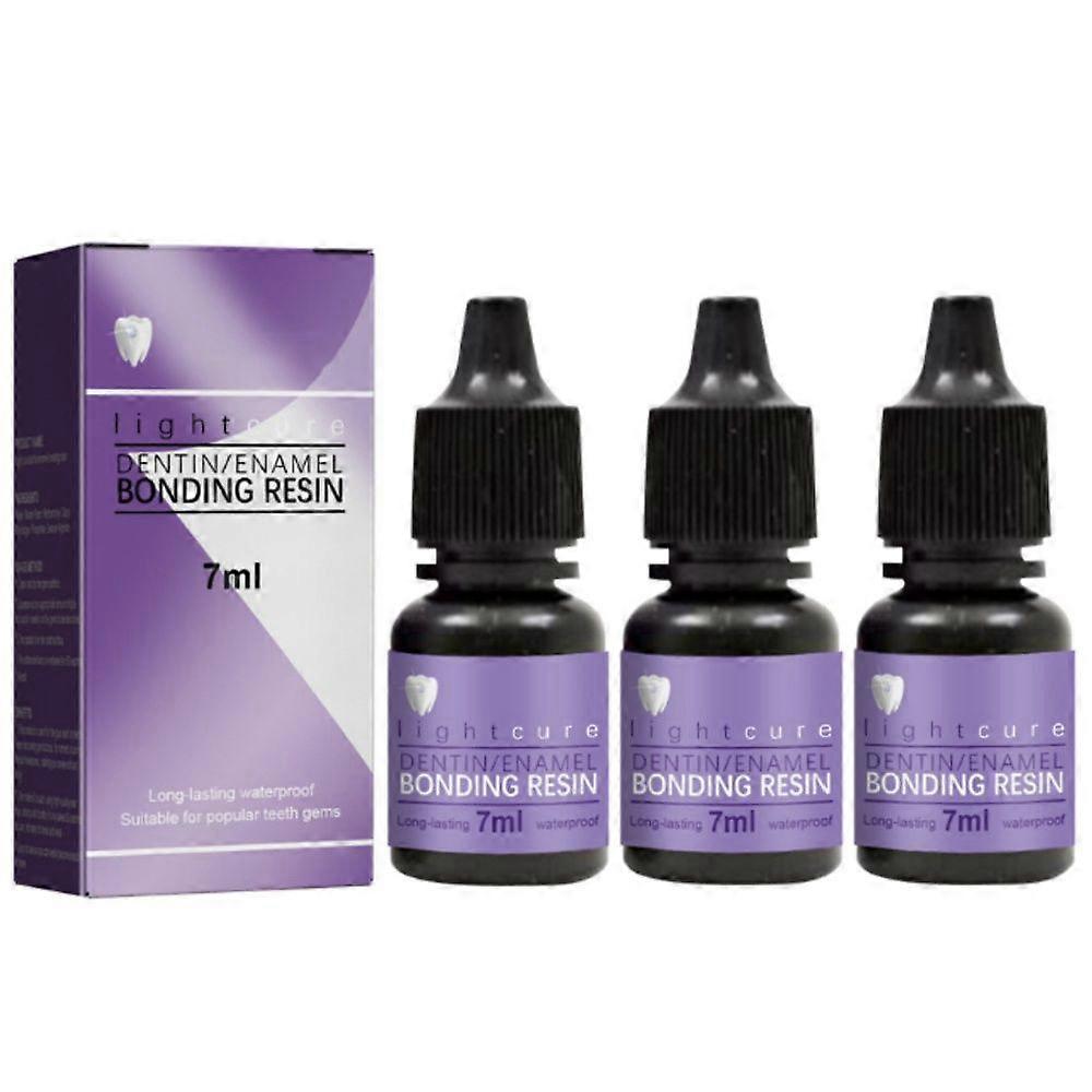 1-3X 7ml DIY Tooth Glue Strong Stickiness Quick-drying Waterproof Multi-function Widely Used Decorative