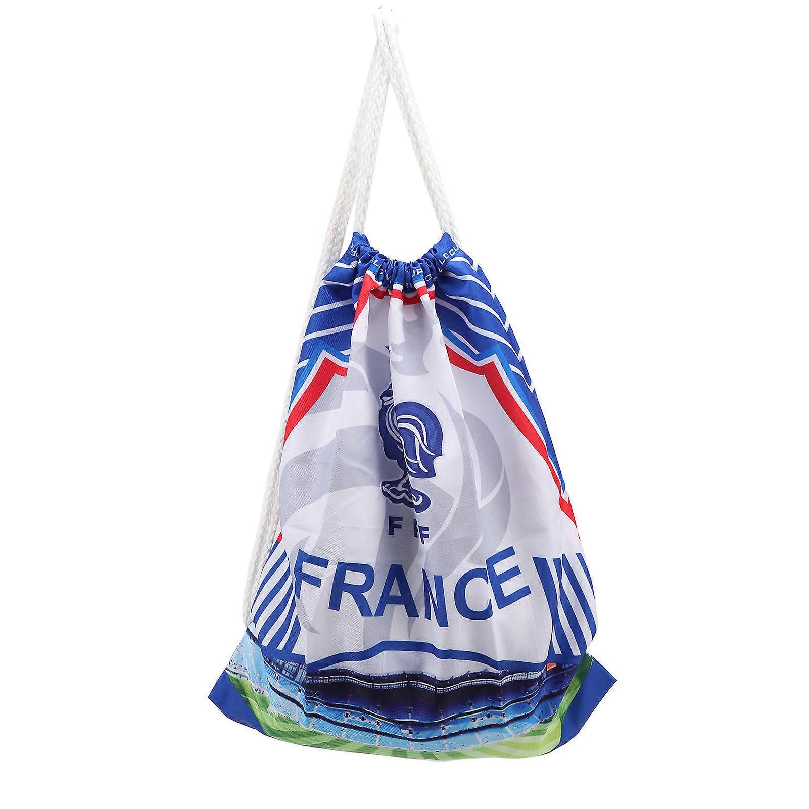 Waterproof Cloth Soccer Drawstring Bag 101g Lightweight Folding