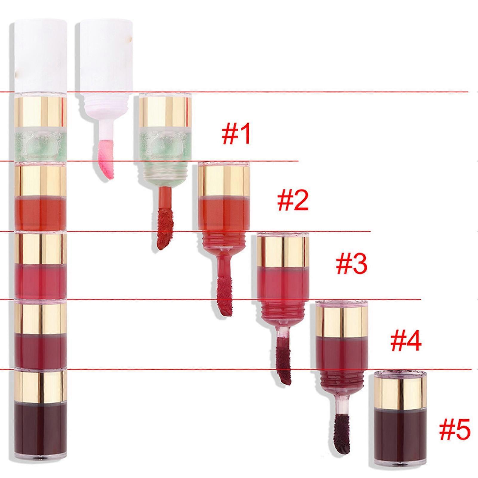 20 Colors Matte Non Stick Lip Gloss Set 1ml Each, 10.3x15.2x10.8cm