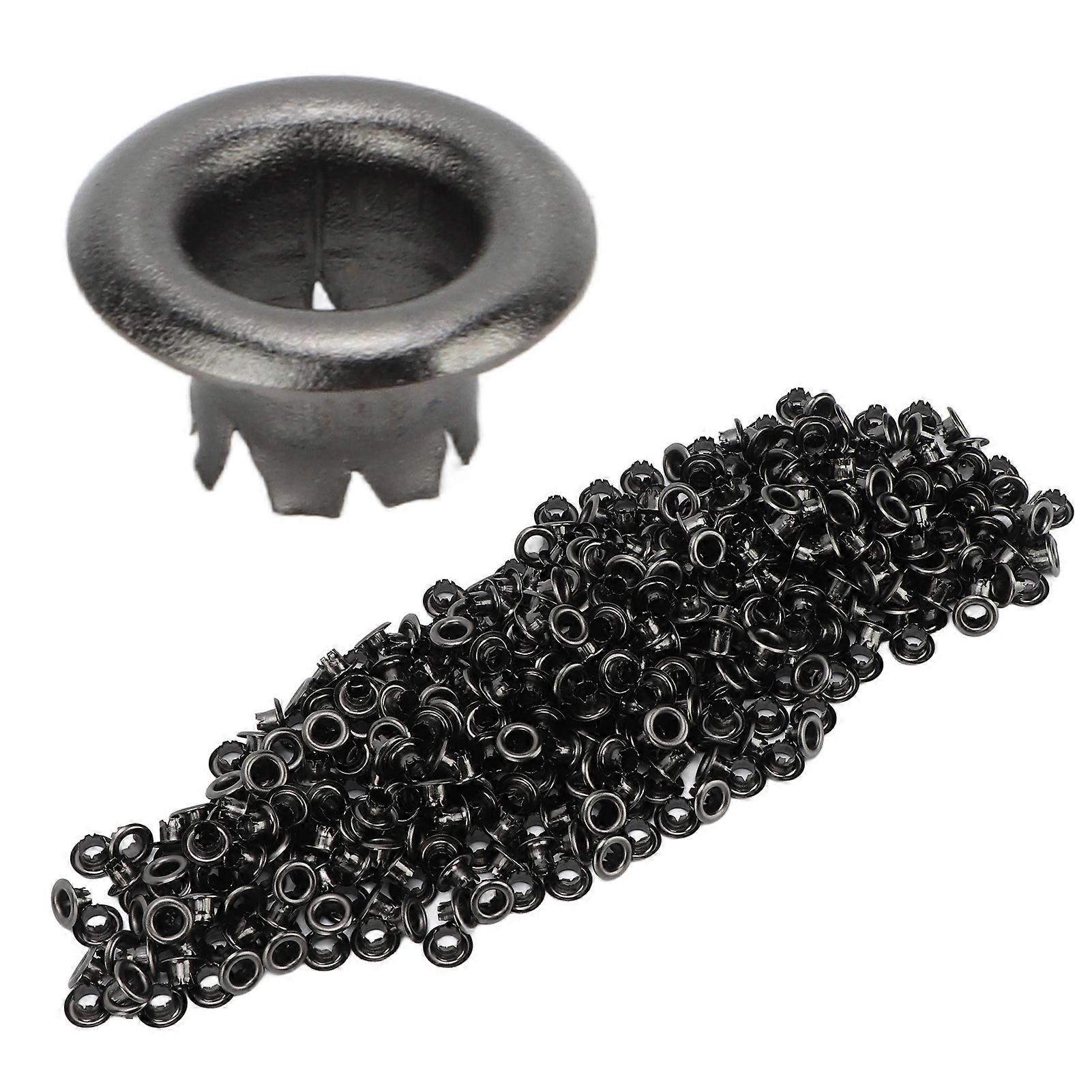 500Pcs Snap Buttons Iron Flat Bright Surfaces Gun Color YK4/5‑003