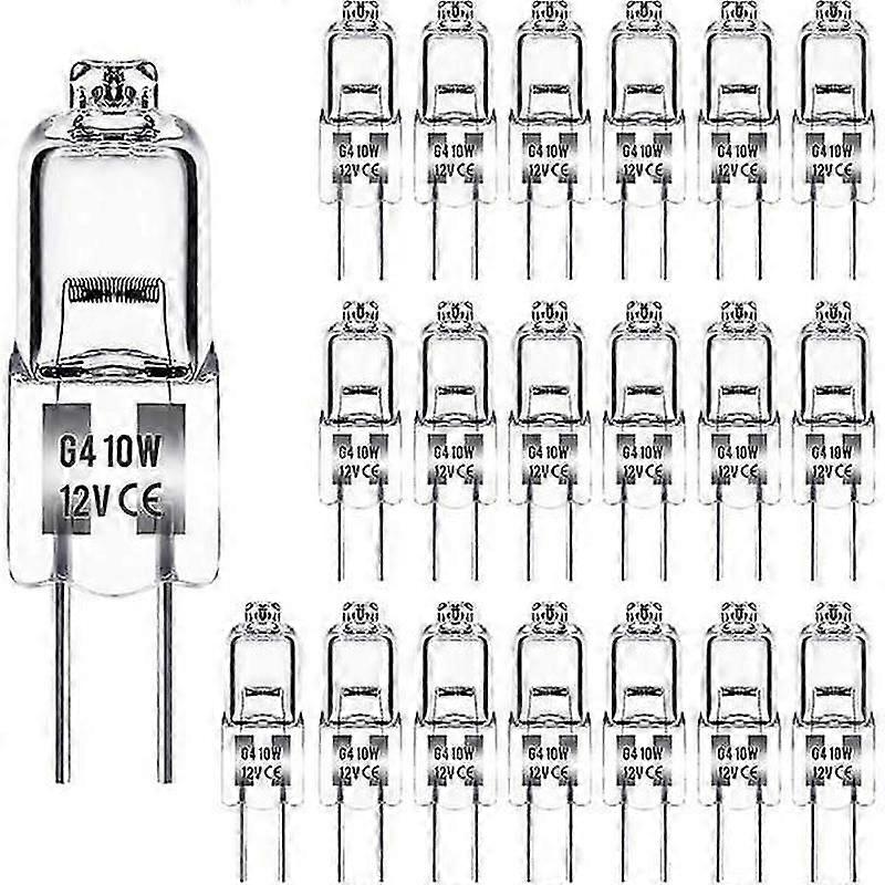 G4 halogen lamps 10W 12V pack of 20