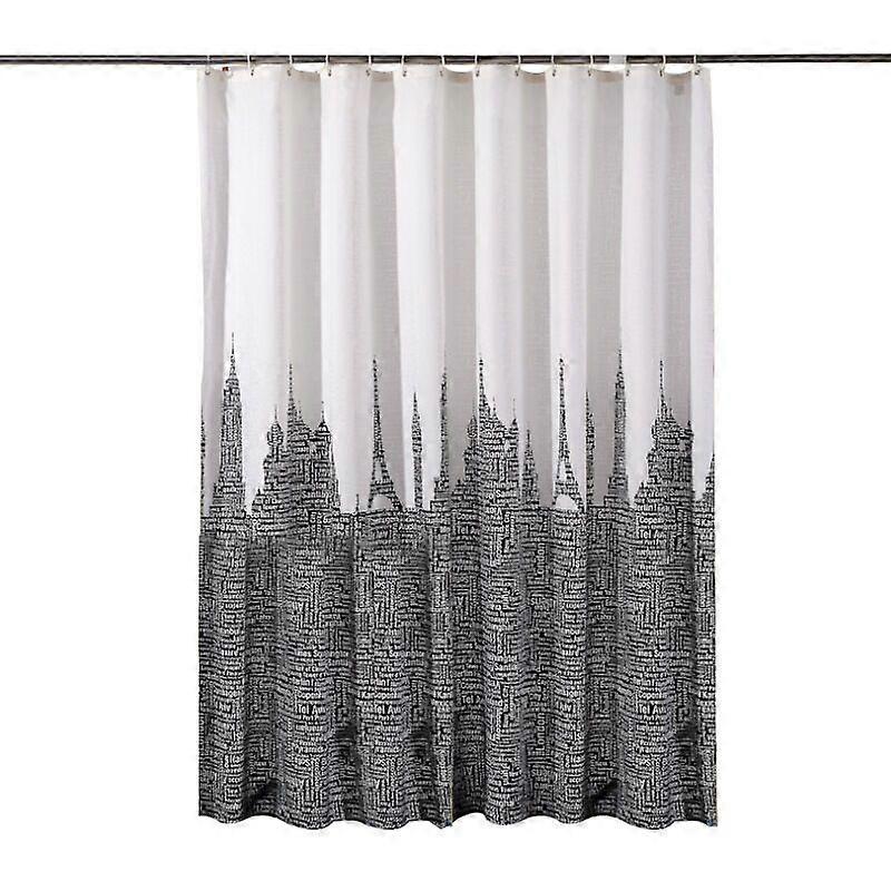 New Shower Curtain Printing Bathroom Shower Curtain Suitable for Bathroom Barrier (120 Wid