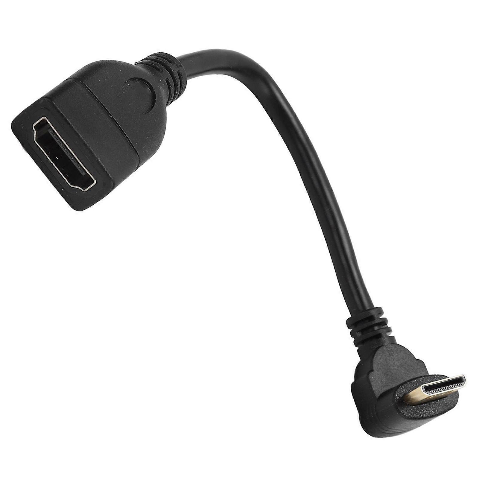 15cm HD Multimedia Interface C Male to HD Multimedia Interface A Female Cable Portable Connecting Wire