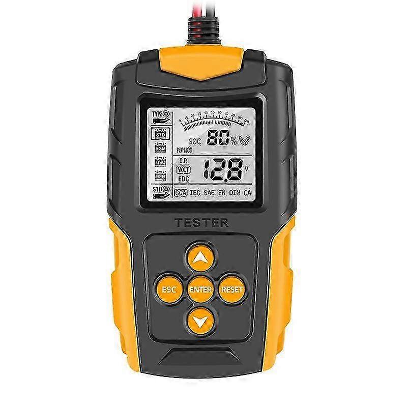 2025 12V/24V Car Battery Tester LCD Battery Analyzer Test Tool Digital Analyzer Tester way Compatible Car Truck Motorcycle SUV Boat and More