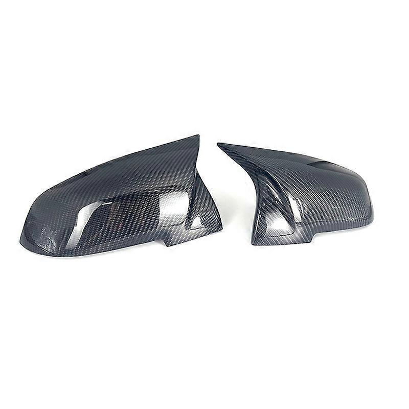 2x Real Carbon Fiber Side Case M Style Car Rearview Mirror Caps for BMW Series 1 2 3 4 X M F20 F21 F22 F23 F30 F32 F33 F36 X1