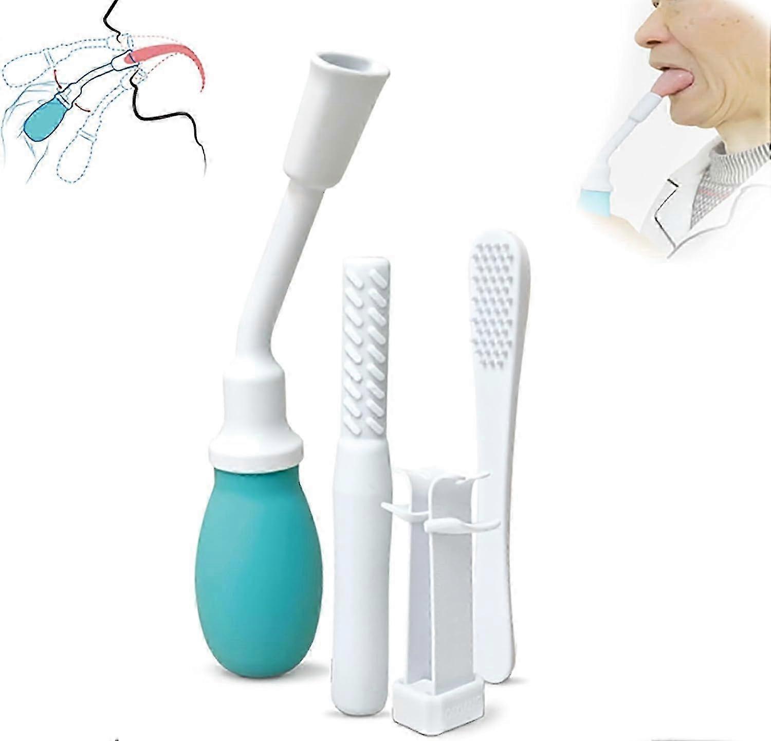 Swallowing exercises tongue tip training tool, tongue suction device and scraper for speech rehabilitation 2025